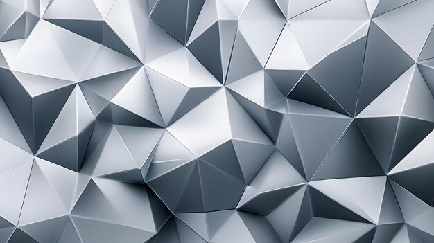 Patrón geométrico abstracto con formas triangulares grises