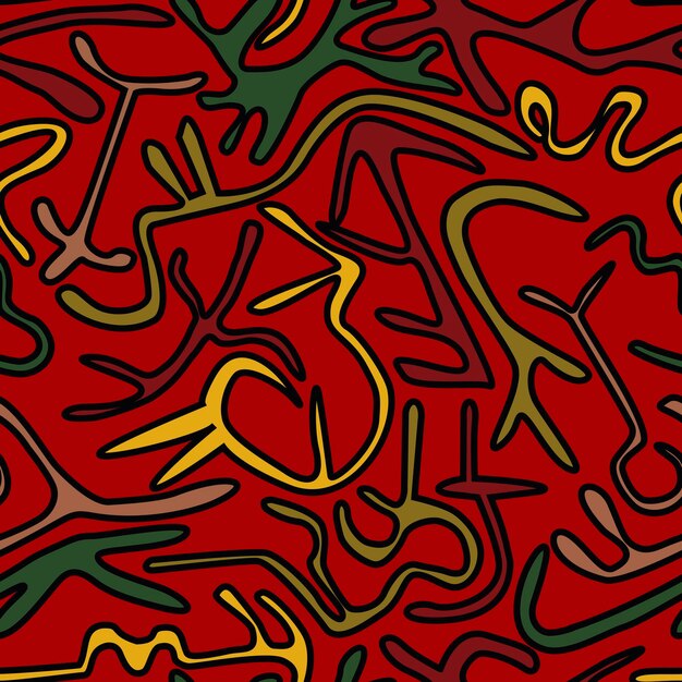 Patrón geométrico abstracto con relación de repetición