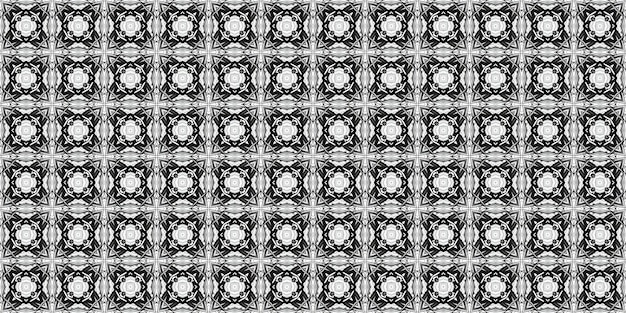 Patrón geométrico abstracto repetible sin costuras con colores blanco y negro
