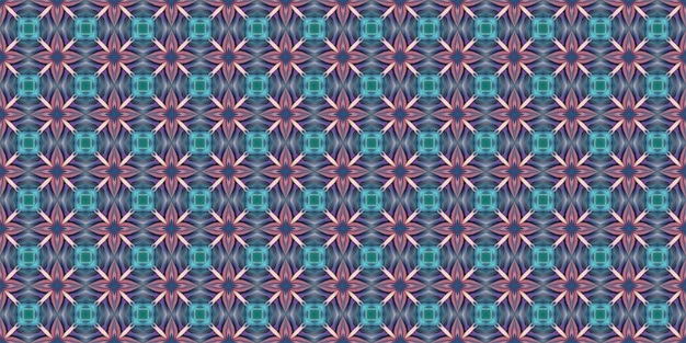 Patrón geométrico abstracto repetible sin costuras Ornamento étnico colorido