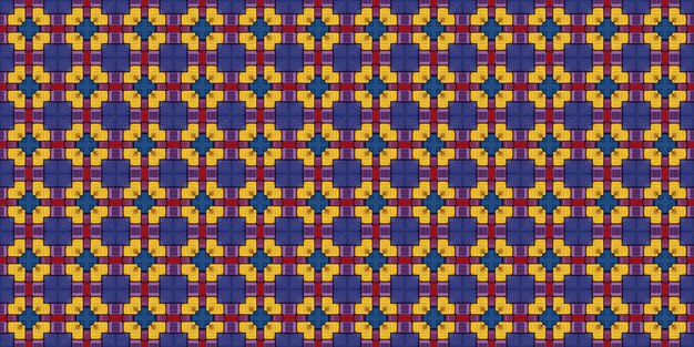 Patrón geométrico abstracto repetible sin inconvenientes Perfecto para el diseño textil de moda y la decoración del hogar