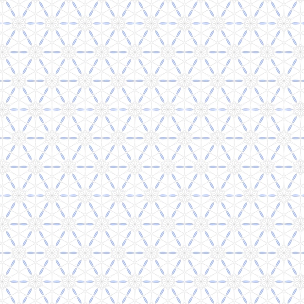 Patrón geométrico azul y blanco con los números.