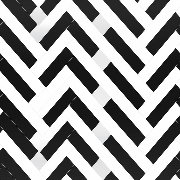 Un patrón geométrico en blanco y negro con un diamante blanco.
