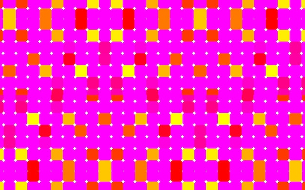 Patrón geométrico colorido con cuadrados en rosa, amarillo y rojo