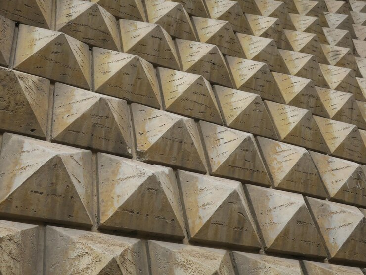 Foto patrón geométrico de una pared