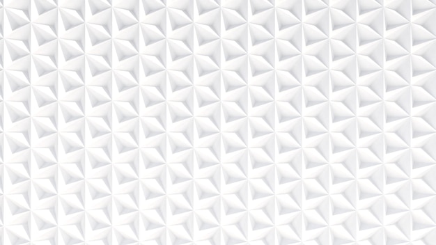 Patrón geométrico sobre fondo blancoResumen alto relieveRepresentación 3d