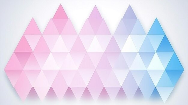 Patrón geométrico triangular con gradiente pastel de fondo
