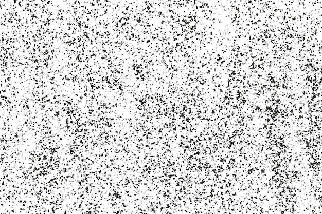 Patrón de grunge blanco y negro Partículas monocromas textura abstracta Fondo de grietas desgastes