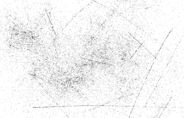 Patrón de grunge blanco y negro Partículas monocromas textura abstracta Fondo de grietas desgastes