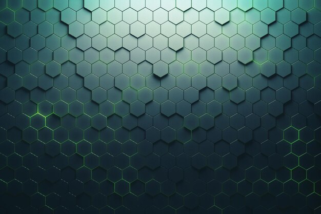 Patrón hexagonal creativo