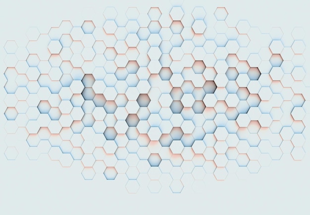 Patrón hexagonal geométrico abstracto