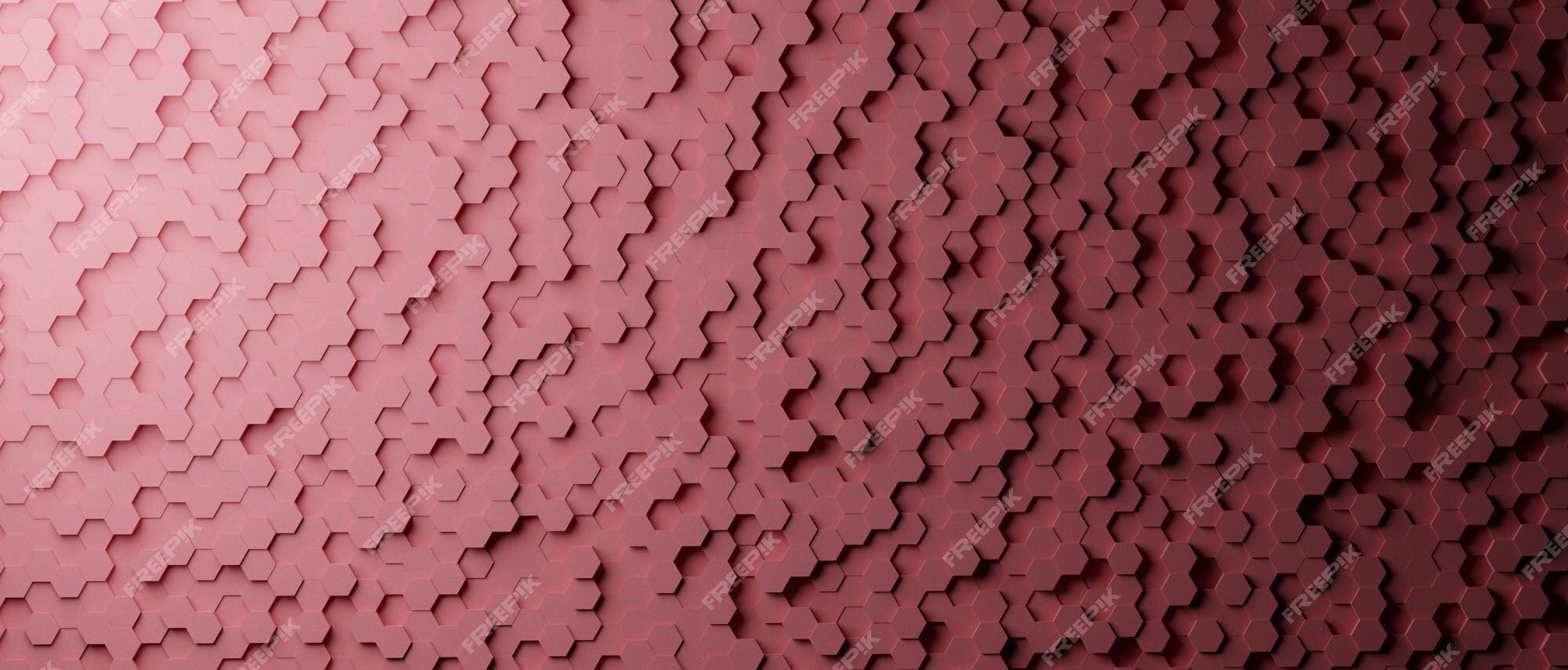 Patrón hexagonal irregular rojo. fondo colorido. fondo de panal abstracto en color gris. procesamiento 3d. fondo de pantalla de banner horizontal puro. carbono boda elegante bg | Foto Premium Patrón hexagonal irregular rojo. fondo colorido. fondo de panal abstracto en color gris. procesamiento 3d. fondo de pantalla de banner horizontal puro. carbono boda elegante bg | Foto Premium