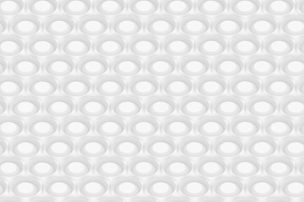 Patrón de hexágonos y círculos basado en una cuadrícula hexagonal