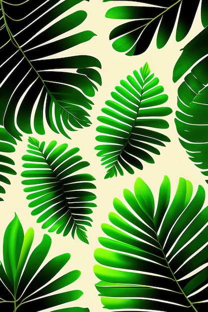 Patrón de hojas de color verde oscuro de palma de cartón o cícada de cartón Zamia furfuracea planta perenne na