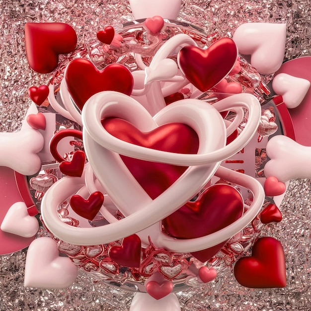 patrón icono de fondo diseño vectorial abstracto estandarte papel de boda arte del corazón aislado i