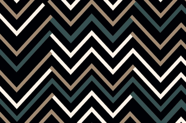 Un patrón impecable con líneas en zigzag.