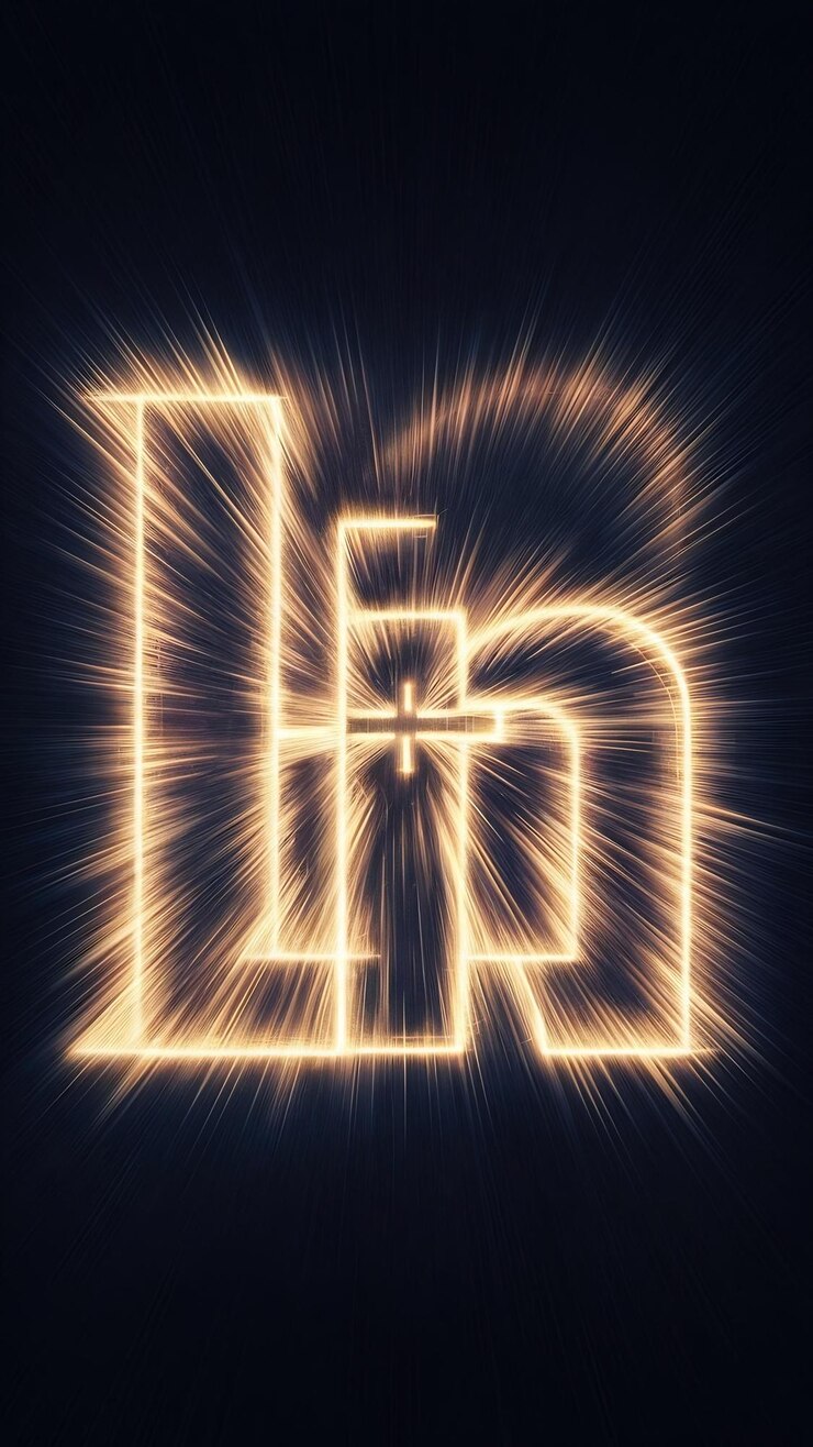 Foto el patrón del logotipo de linkedin brillante