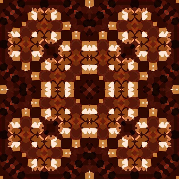 Patrón de mandala sin costuras Textura de mandala de arte