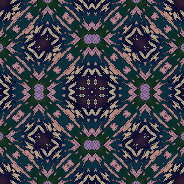 Patrón de mandala sin costuras Textura tejida cuadrada