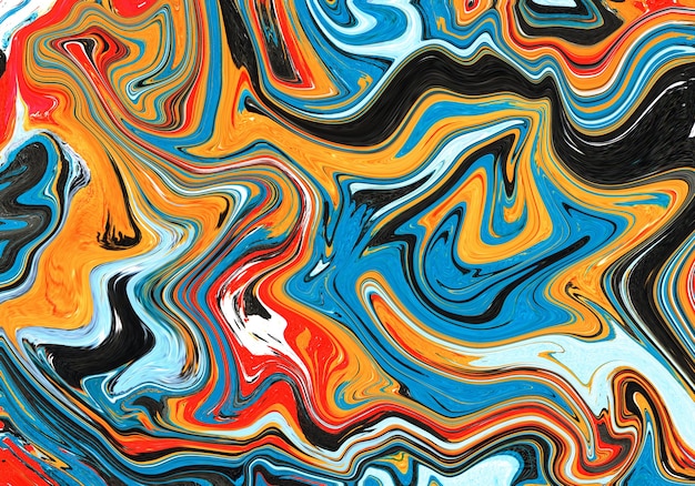 Patrón de mármol colorido, fondo abstracto. Efecto marmolado suave y difuminado. Ilustración de estilo de lujo y elegante.