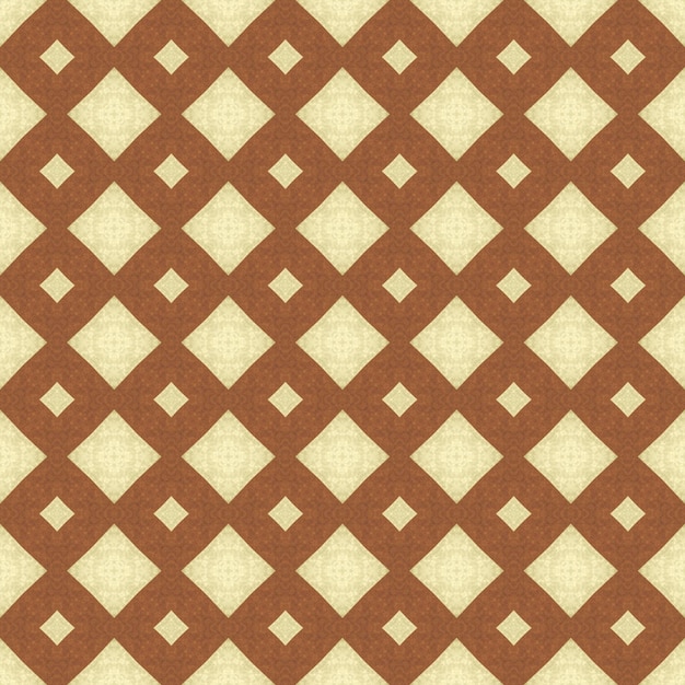 Un patrón marrón y blanco con cuadrados que dicen 'a'on it '