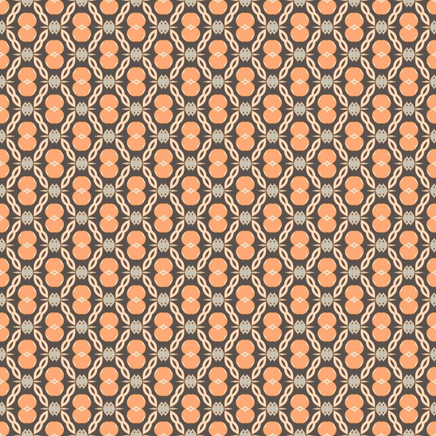 Un patrón marrón y naranja con un diseño en zigzag.