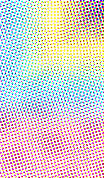 Patrón de medio tono abstractamente colorido con efecto de gradiente