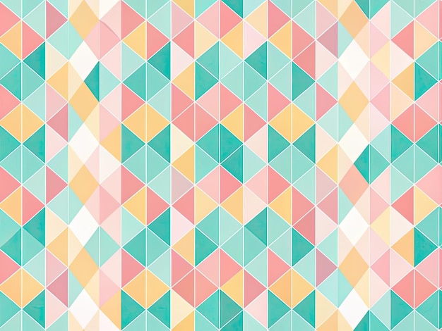 un patrón de mosaico colorido por persona