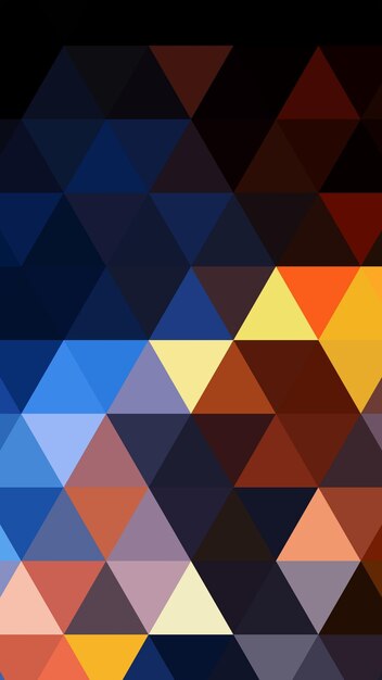 un patrón de mosaico colorido con triángulos y un fondo geométrico
