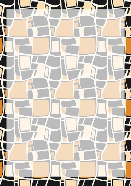 Patrón de mosaico geométrico abstracto