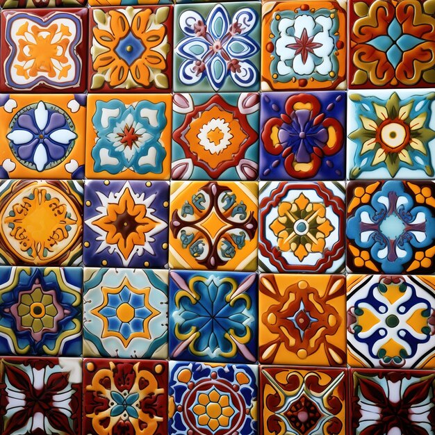 patrón de mosaico intrincado