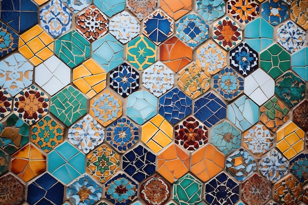 patrón de mosaico intrincado