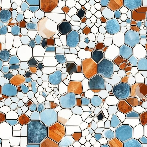 patrón de mosaico intrincado