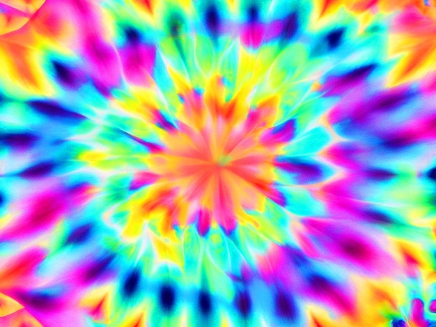 Patrón de ojos atados visualmente impresionante para un papel pintado con tema de verano Use una paleta de colores vibrantes