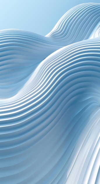 Patrón de ondas abstractas blancas y azules con diseño minimalista