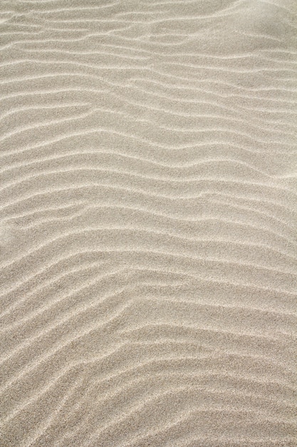 Foto patrón de ondas de arena ondulado de las islas baleares