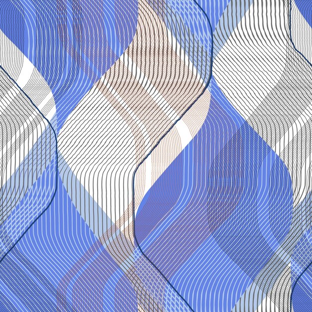 Patrón de ondas geométricas abstractas