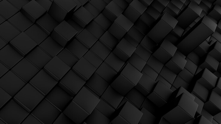 Patrón de ondas minimalistas hecho de cubos