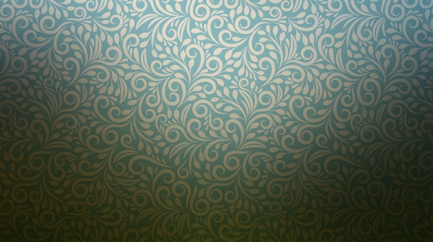 Patrón de papel tapiz transparente en forma de damasco