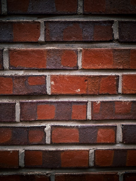 Patrón de pared de ladrillo rojo