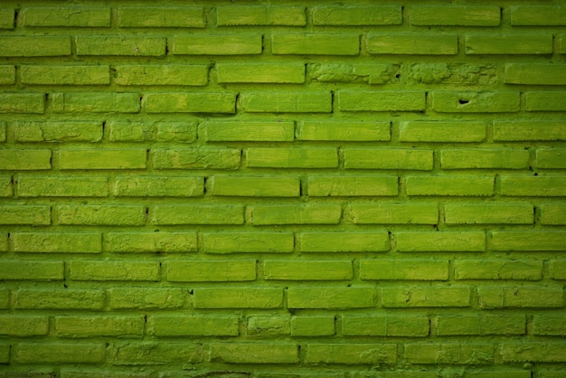 Patrón de la pared de ladrillo verde para el fondo