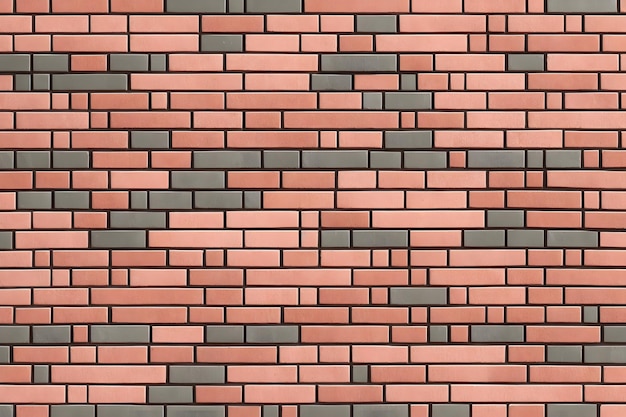 Un patrón de pared de ladrillos con un diseño tipo mosaico sutil pero intrincado generado por Ai