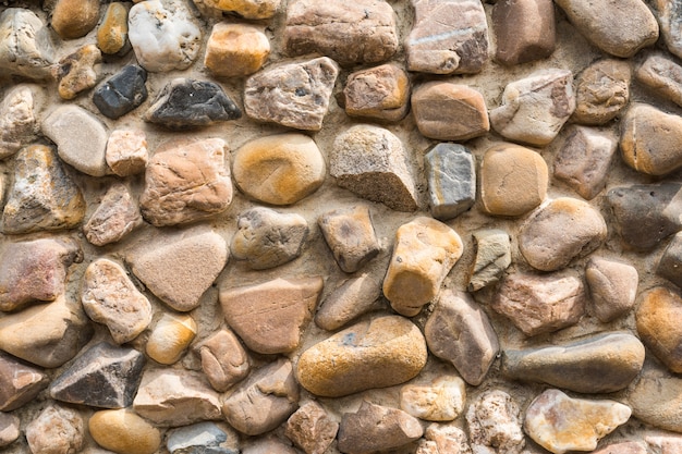 Foto patrón de la pared de piedra