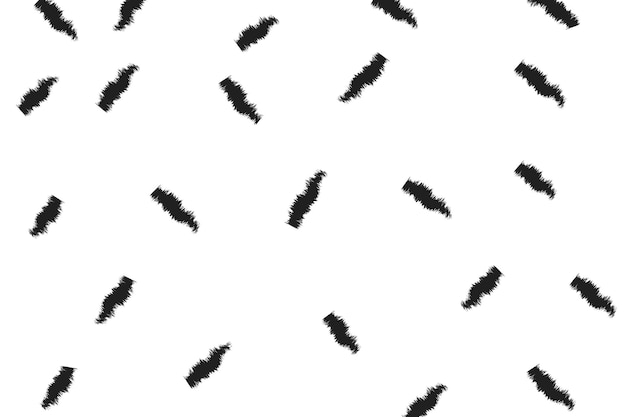 Patrón de pincel png fondo transparente diseño mínimo de tinta
