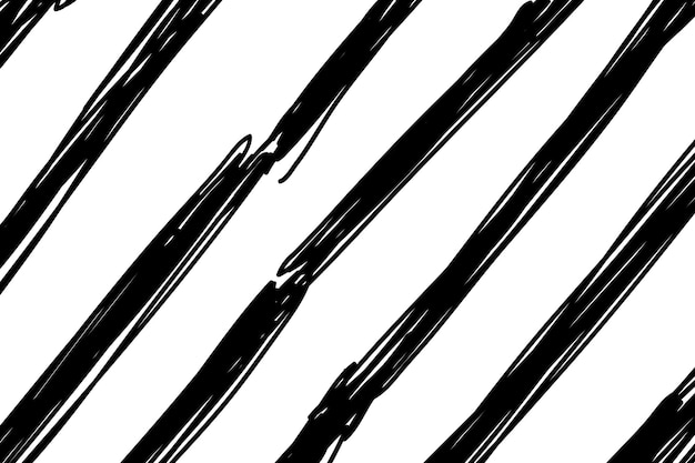 Patrón de pincel png fondo transparente diseño de tinta sencillo