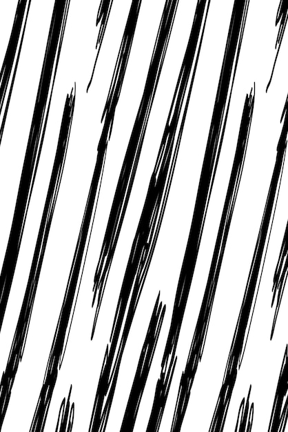 Patrón de pincel png fondo transparente diseño de tinta sencillo