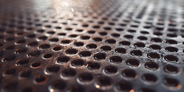 Patrón de piso de óxido metálico fondo de mesa de aluminio