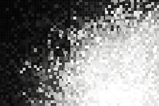 patrón de píxeles aleatorios en blanco y negro, píxeles mezclados, textura de fondo