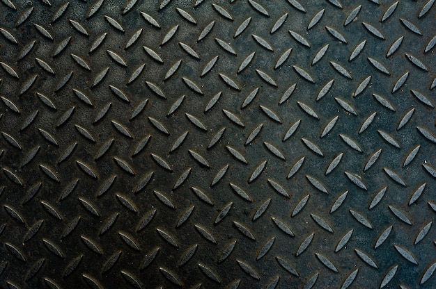Foto patrón de placa de metal oscuro