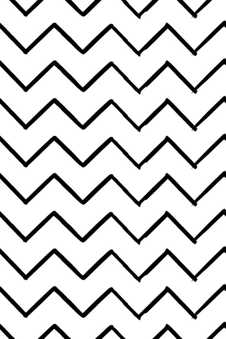 Foto el patrón png del pincel de tinta chevron tiene una textura de fondo transparente
